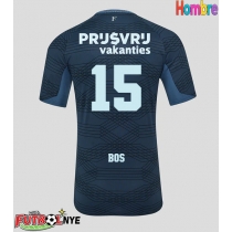 Camiseta Feyenoord Jordan Bos #15 Visitante Equipación 2025-26 manga corta